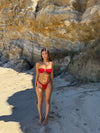 Eva bandeau bikini - Red