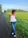 Edelina flare jeans - Blue