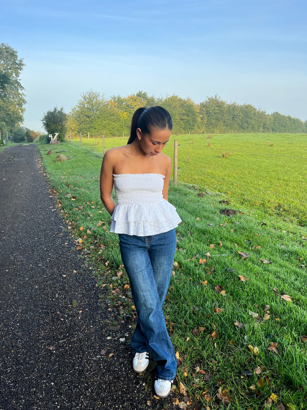 Edelina flare jeans - Blue