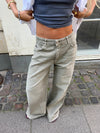 Audrey jeans - Sage green