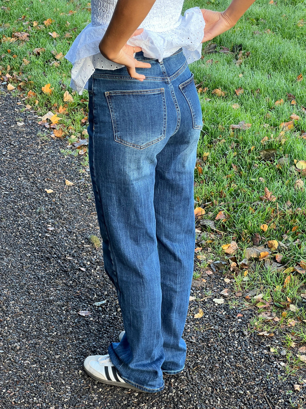 Edelina flare jeans - Blue