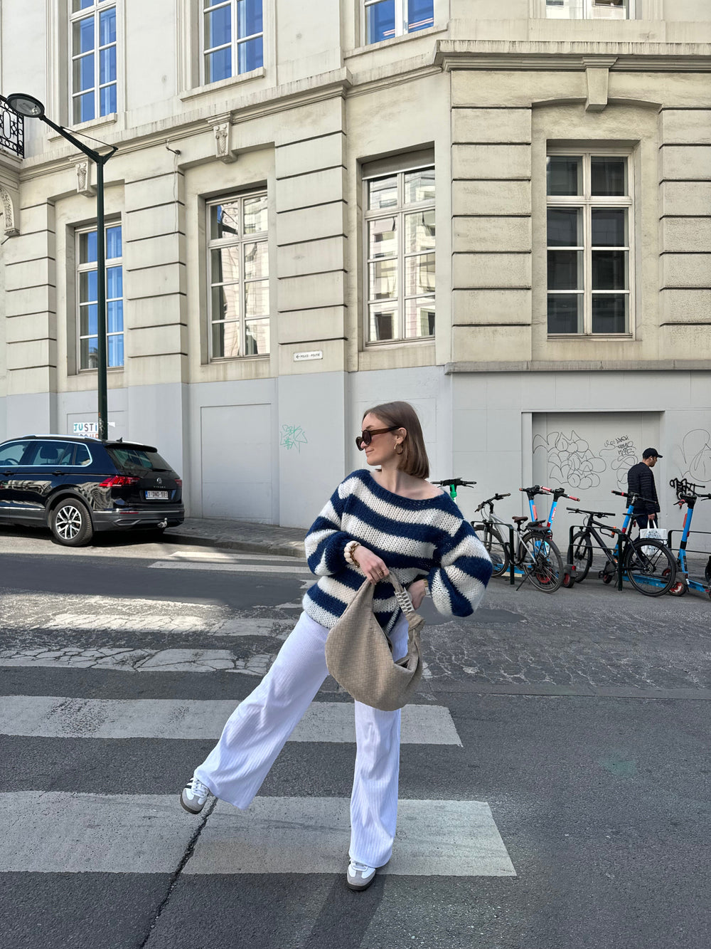 Florence suede bag - Sand