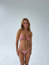 Lidia bandeau bikini - Rose
