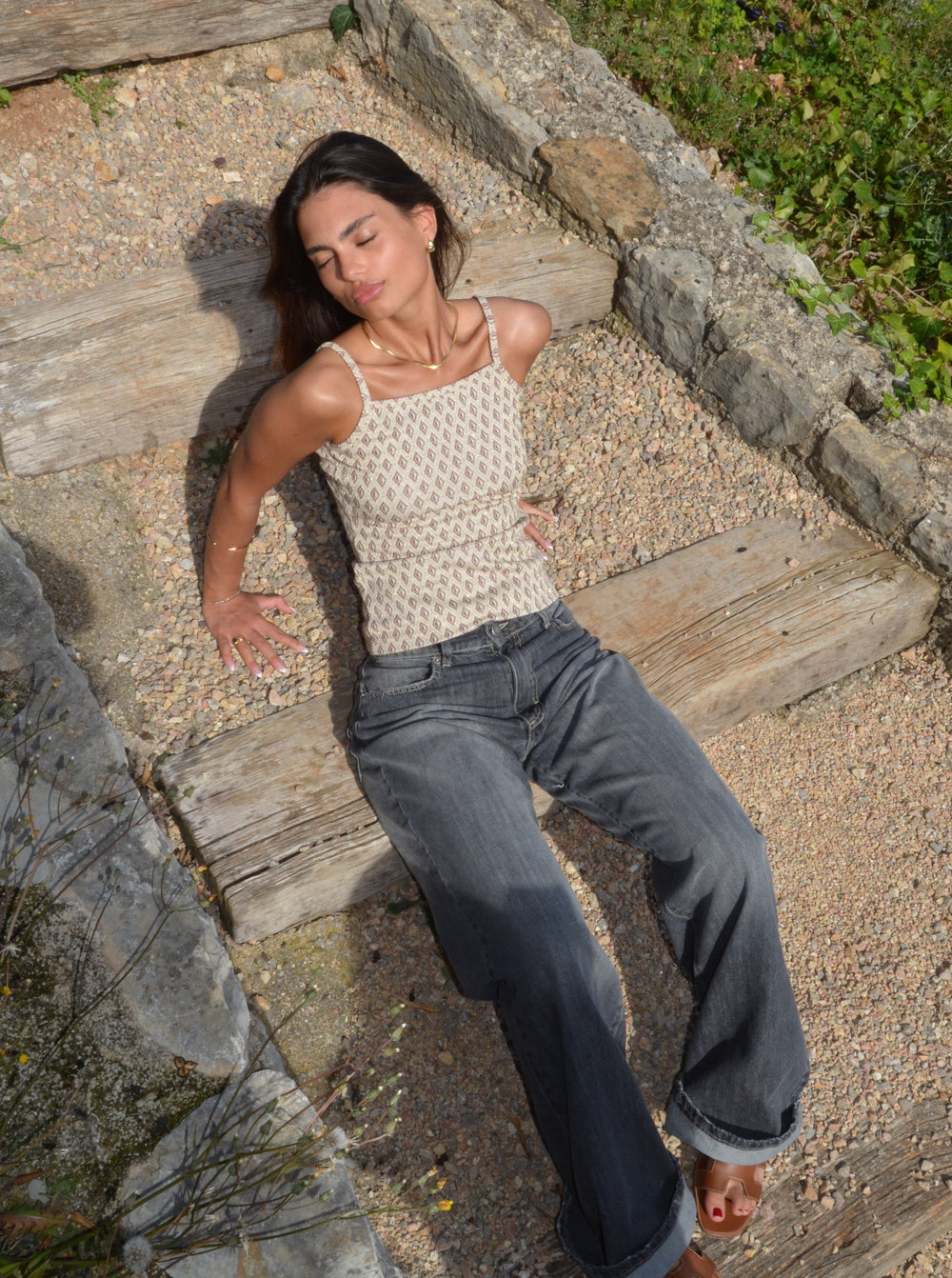 Antoinette top - Beige