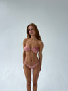 Lidia bandeau bikini - Rose