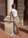 Nynnely skirt/shorts - Kaki