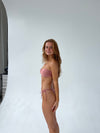 Lidia bandeau bikini - Rose