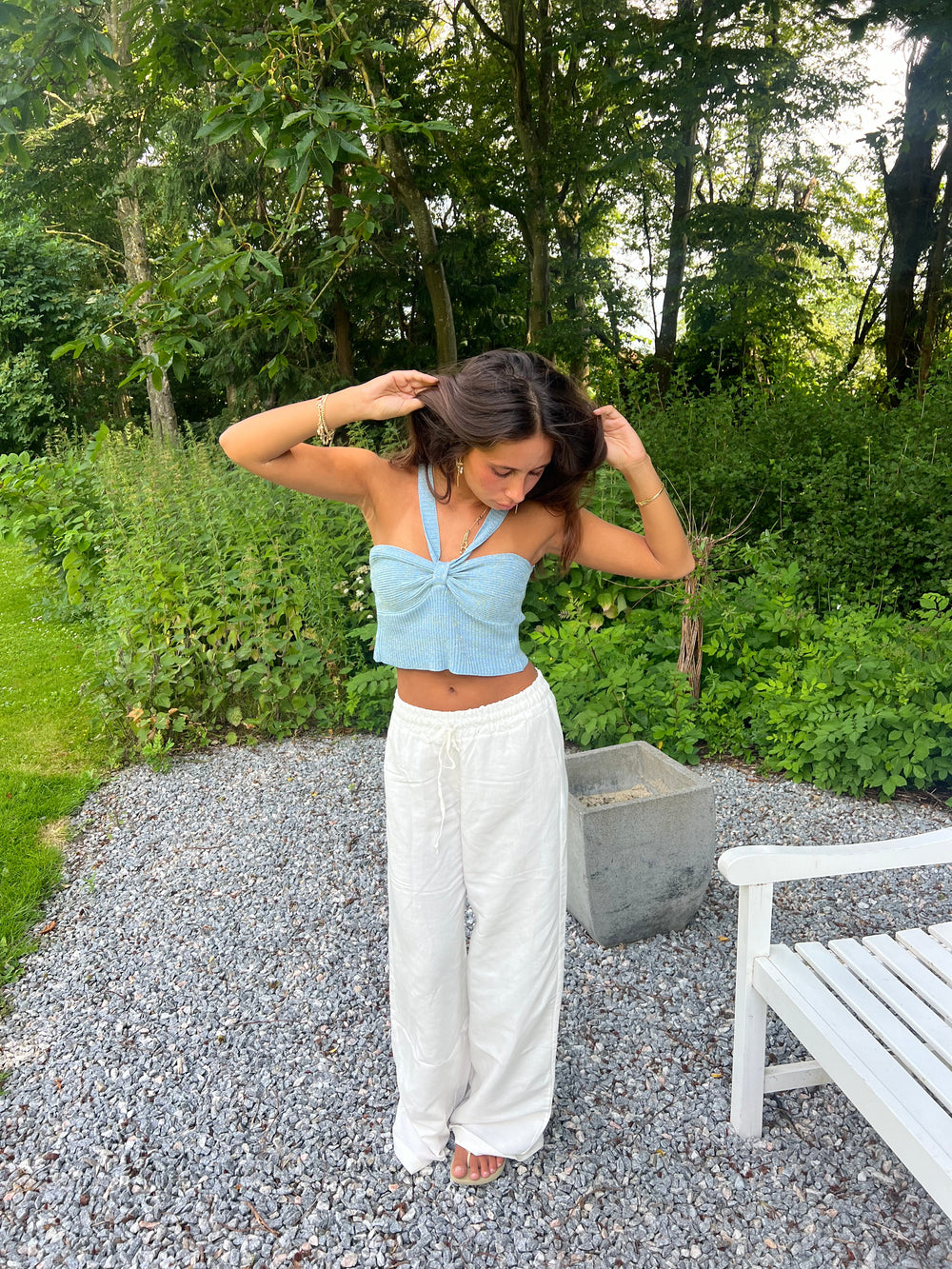 Runa top - Light blue