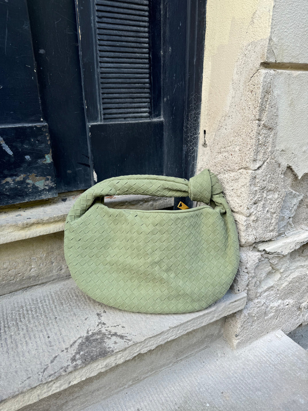 Florence suede bag - Sage green