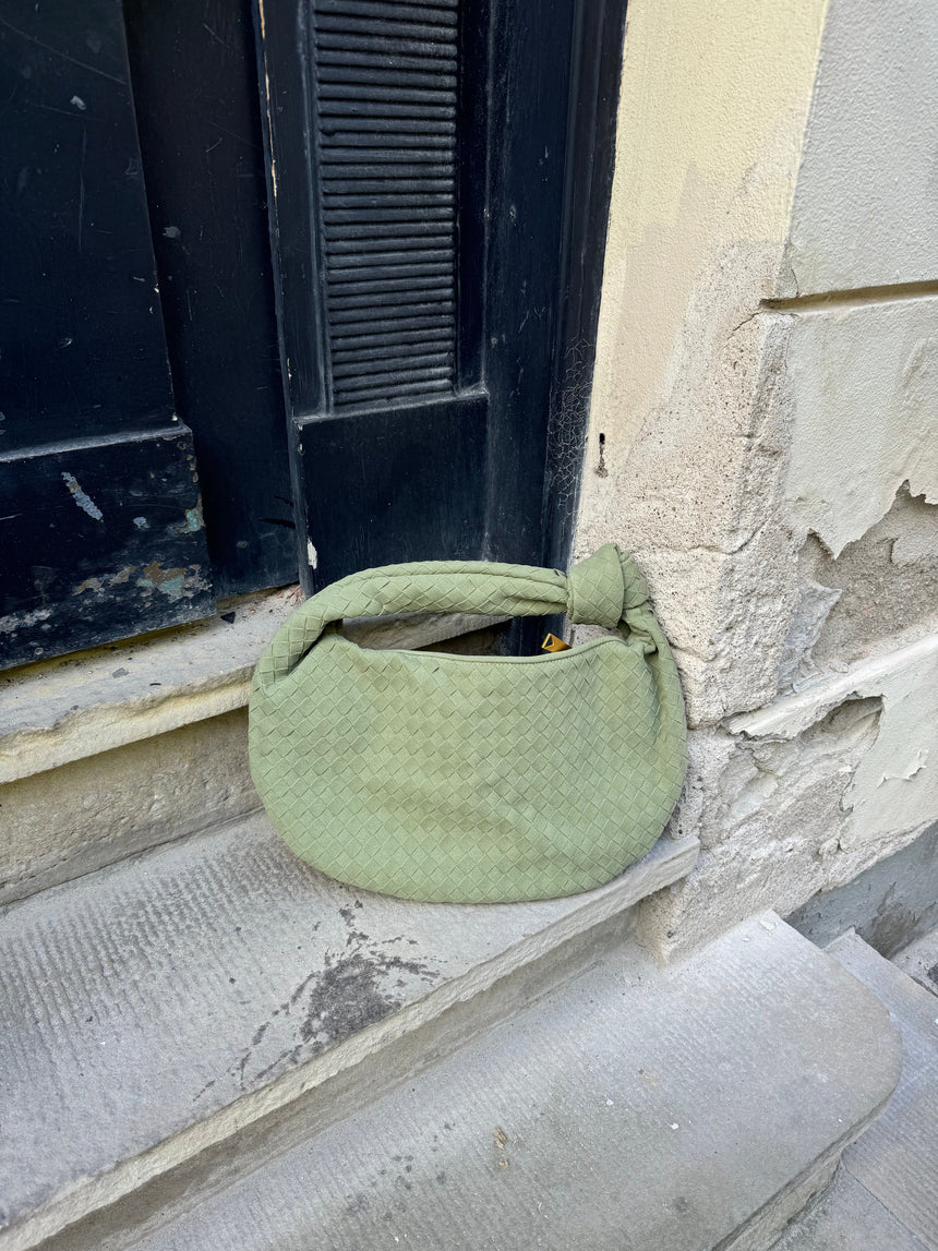 Florence suede bag - Sage green