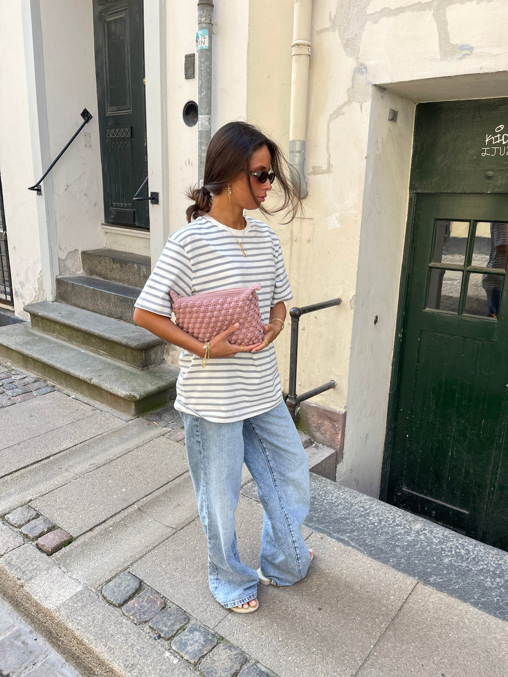 Crochet clutch - Pink