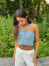 Runa top - Light blue