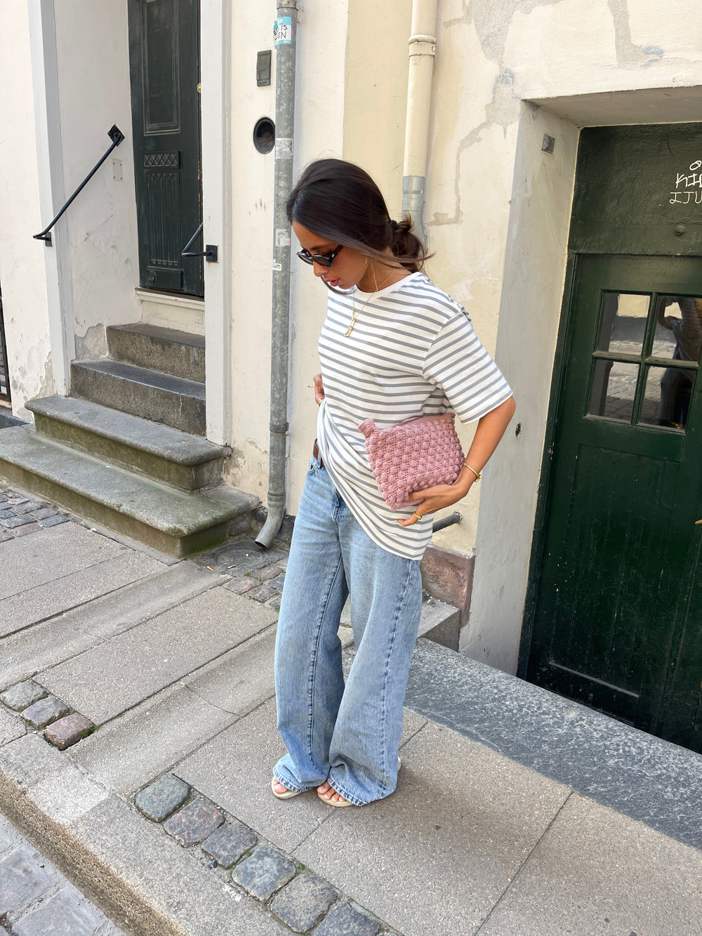 Crochet clutch - Pink