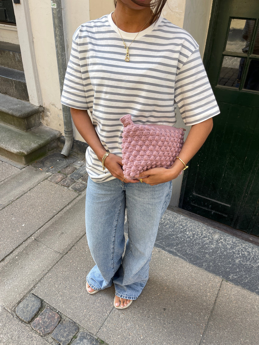 Crochet clutch - Pink