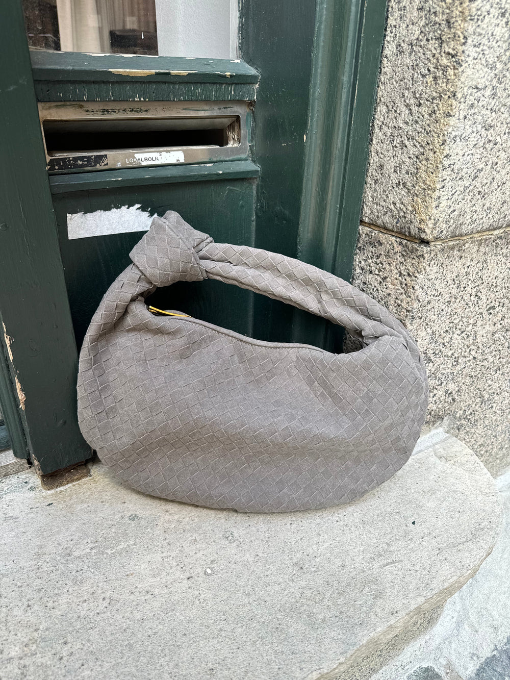 Florence bag in suede - Grey
