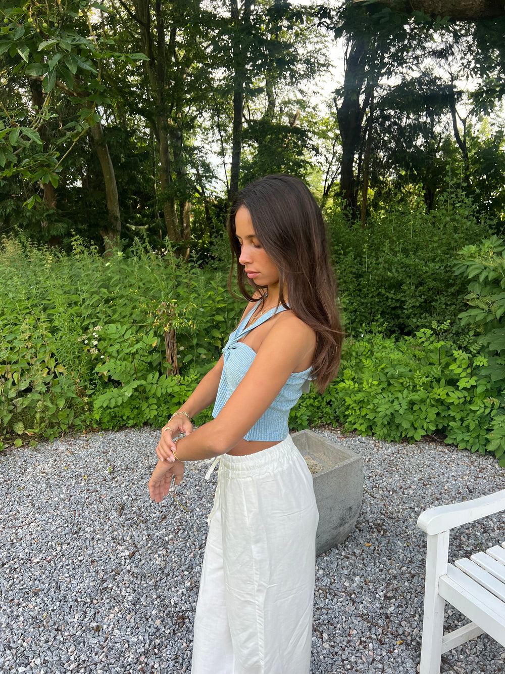 Runa top - Light blue