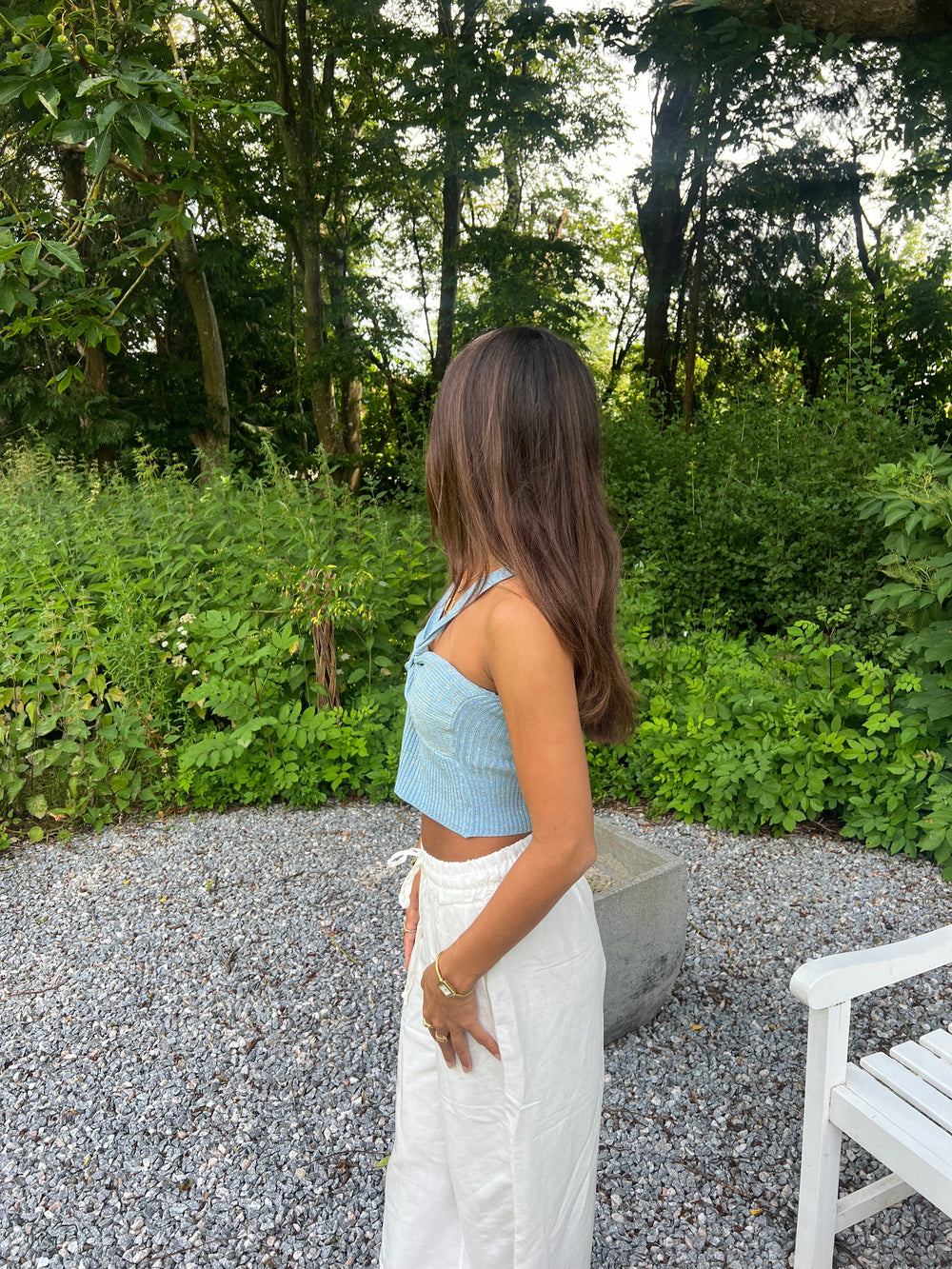 Runa top - Light blue