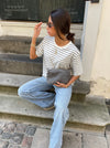 Crochet clutch - Dark grey