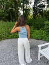 Runa top - Light blue