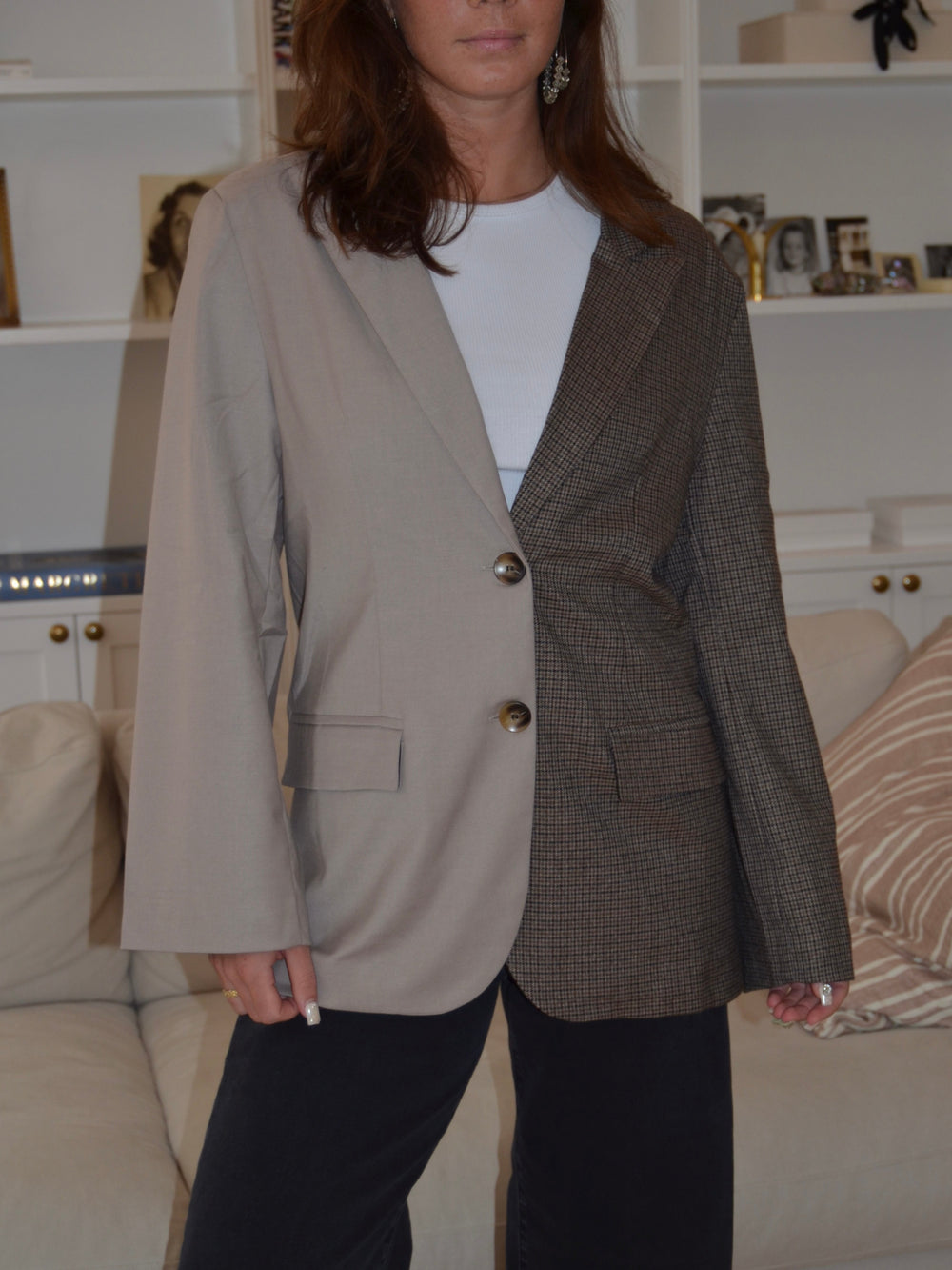 Vivenne duo blazer - Beige/brown