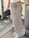 Valeria knitted skirt - Beige