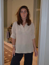 Ria linen blouse - Beige