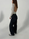 Babette open back blouse wtih sequins - Silver