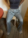 Ellen herringbone pants - Grey
