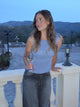 Montania shimmer top - Blue
