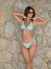 Kricia bikini with pattern - Green/white