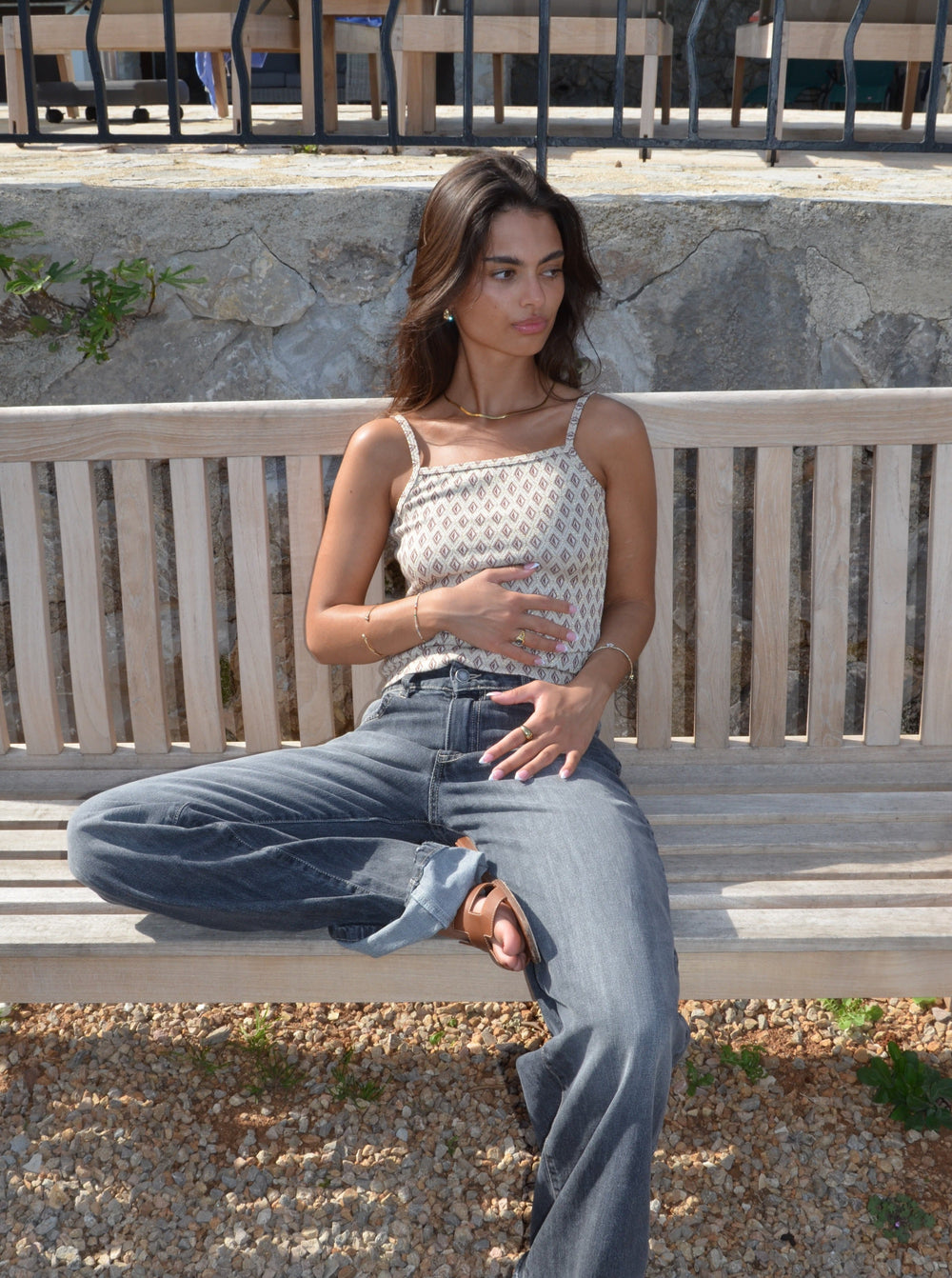 Antoinette top - Beige