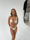Bruna glitter bikini - Beige