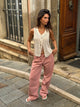 Anouk trousers with tie - Pink