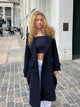 Ginalli coat long - navy