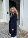 Ginalli coat long - navy