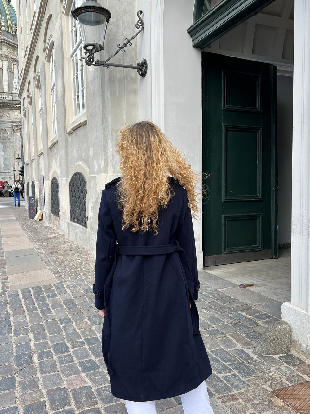 Ginalli coat long - navy