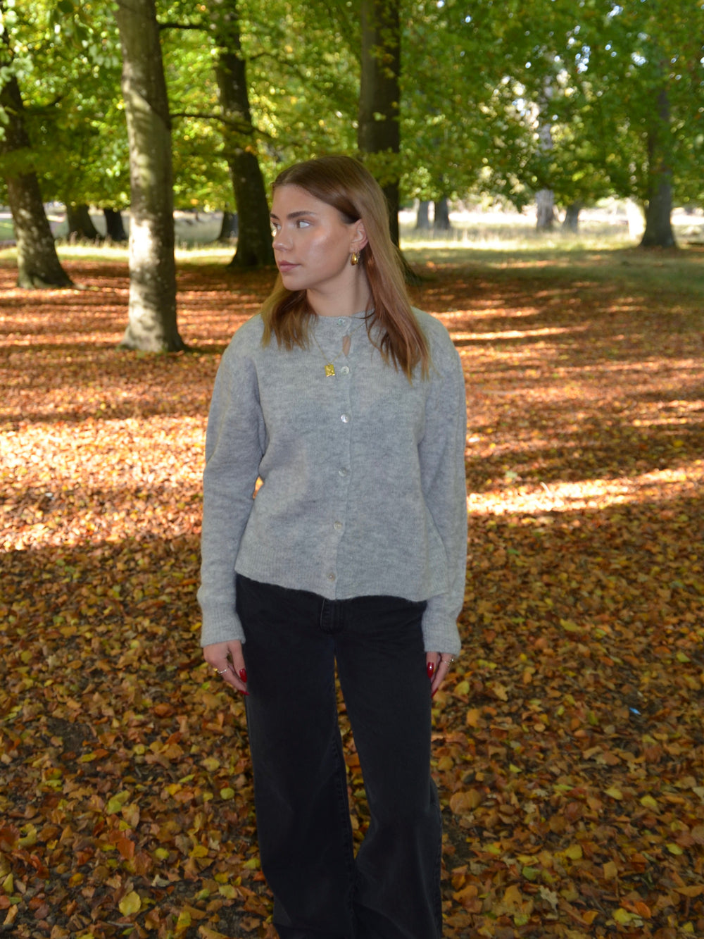 Tilde wool cardigan - Grey