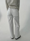 Lucille Pants with drawstring closure - White