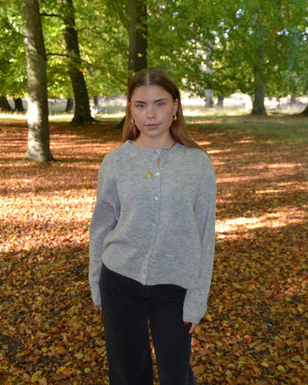 Tilde wool cardigan - Grey