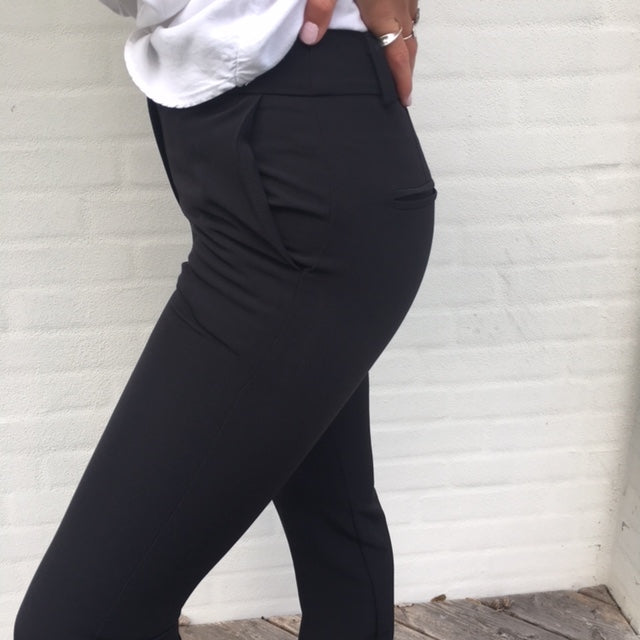 Flare pants with pockets - Black