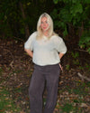 Rancy knitted mohair tee - Off white