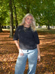 Isabell three-quarter sleeve knit - Dark grey