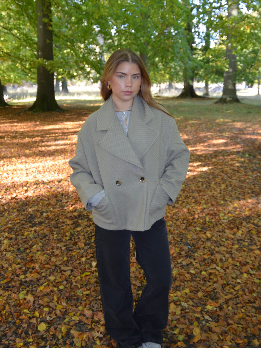 Adriana coat - Sage green