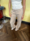 Britney low waisted suit pants - Beige
