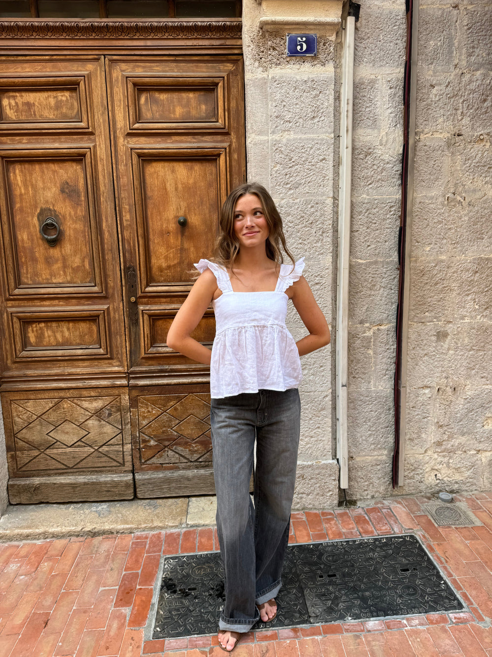 Audrey jeans - Grey