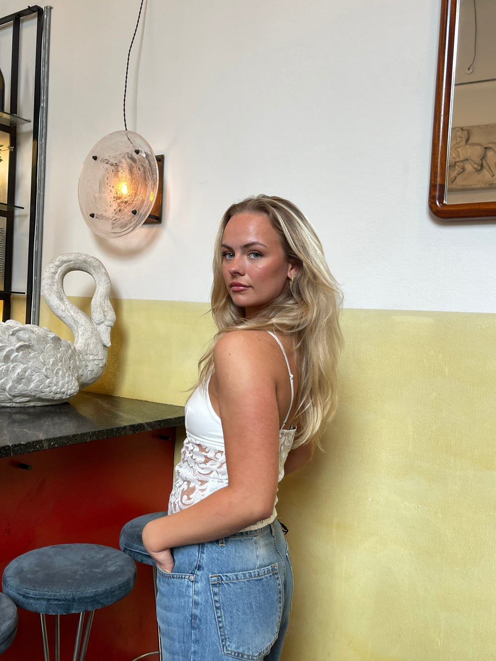Lovre lace top - White