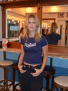 "Melting" baby tee - Navy