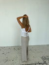 Lucy maxi linen skirt - Beige