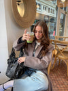 Alva oversized coat - Taupe