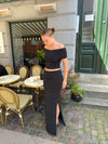 Mathilde Ravn maxi skirt - black